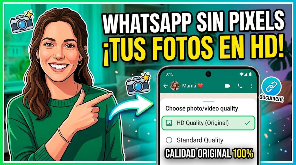 Cómo enviar fotos y videos en WhatsApp sin perder calidad